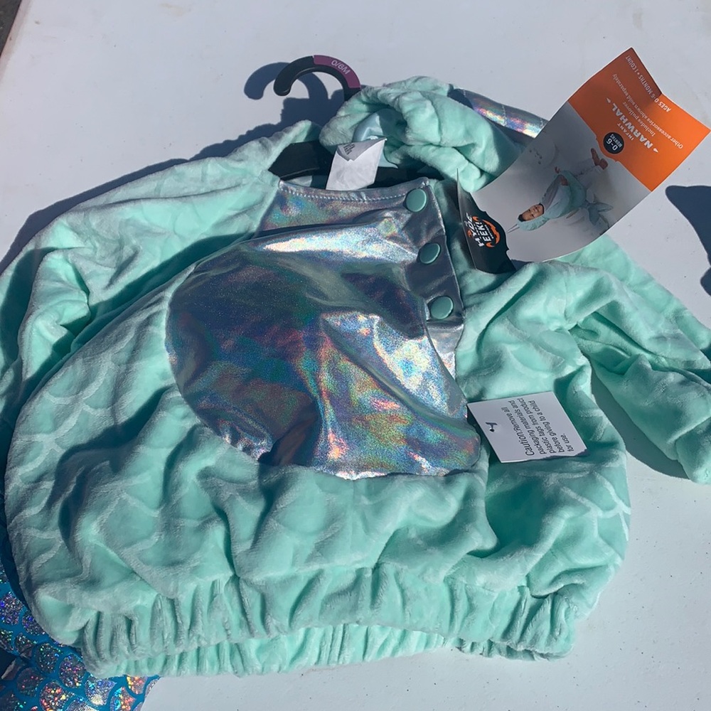 Infant costume Narwhal